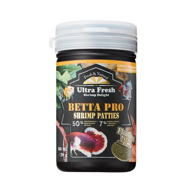 BETTA PREMIUM PELLET 60ML 20G azoo BETTA PREMIUM PELLET 60ML 20G azoo