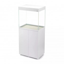 Acuario 130 litros cristal optico con luz incluida y mueble