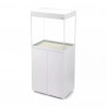 Acuario 130 litros cristal optico con luz incluida y mueble