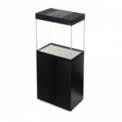 Acuario 130 litros cristal optico con luz incluida y mueble