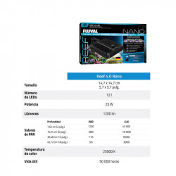 Fluval LED Nano Reef 4.0 (25W) ( Envio gratis )