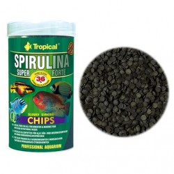 Super SPIRULINA Forte CHIPS (Granulo plano) - 250 ml.